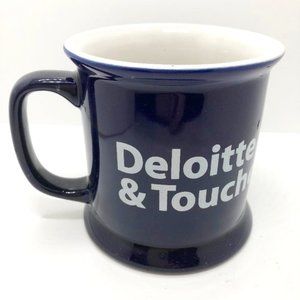 Deloitte and Touche Blue Coffee Mug
